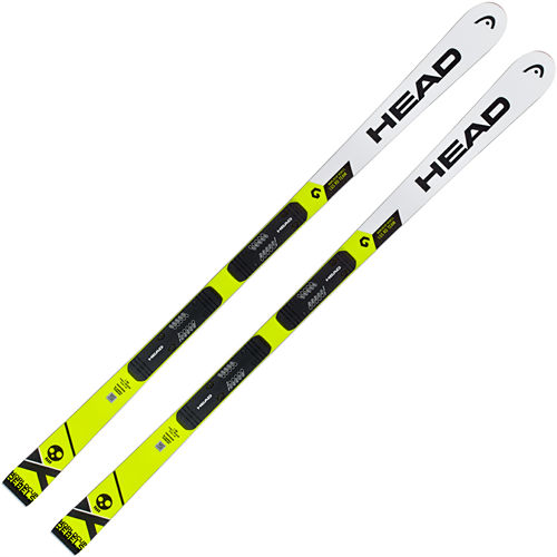 Skiuri Head WC Rebels iGS RD Team SW JRP RDX, White/yellow, lungime 124 cm
