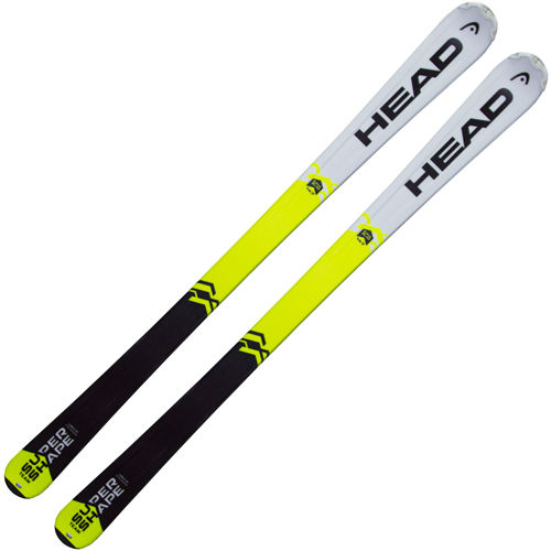 Skiuri Head Supershape Team R SLR 2, White/black/yellow, lungime 157 cm