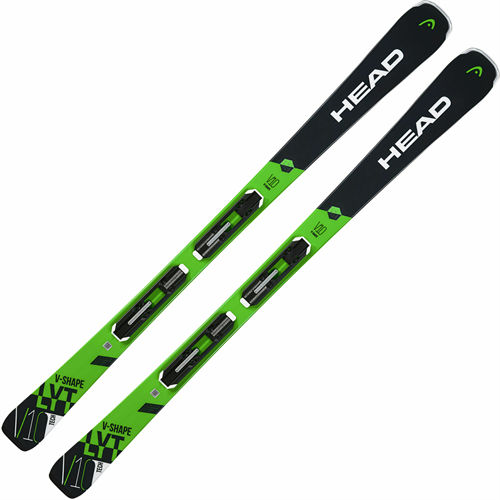 Skiuri Head V-Shape V10 SW LYT PR, Black/green, lungime 177 cm