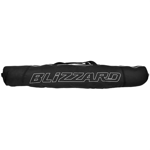 Husa ski Blizzard Premium 2 pair, Black/silver, lungime 160-190 cm