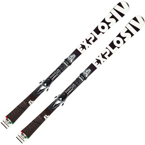 Skiuri Explosiv VICTORY SL + POWER 10, Black/white, lungime 155 cm