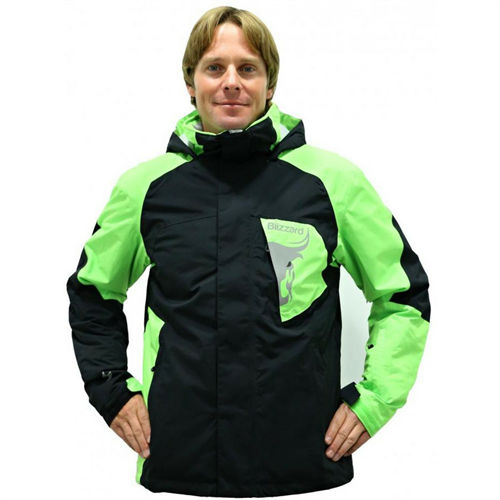 Geaca ski pentru Barbati Blizzard FREEMOUNTAIN SKI, Black/lime_green, marime S