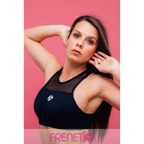 Frenetic, Bustiera fitness cu push up detasabil, insertie de tul elastic, OZUR-01, M
