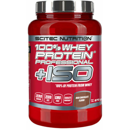 Proteina Scitec Nutrition 100% Whey Protein Professional +ISO, 870 g, Almond coconut