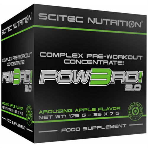 Proteina Scitec Nutrition Pow3rd 2.0 25x7g , 175 g, Arusing apple