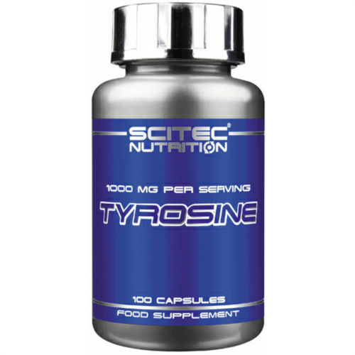 Complex de aminoacizi Scitec Nutrition Tyrosine, 100 capsule, Unflavoured