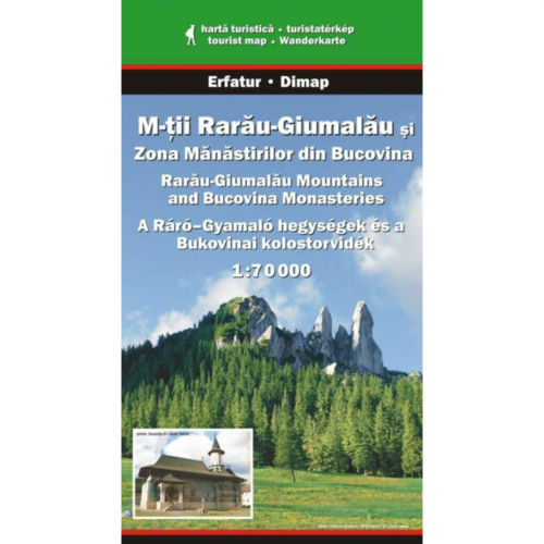Harta Dimap Muntii Rarau-Giumalau si Zona Manastirilor din Bucovina