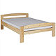 Pat dormitor Serena, lemn brad, 2 persoane ,140x200 cm Culoarea lemnului