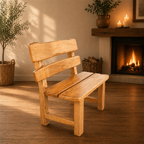Banca Lemn masiv Regalis Heritage Oak Collection, 50 x 85 cm Origo Montis